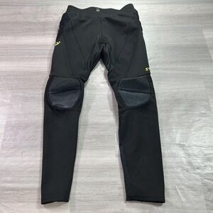Storelli Leggings Mens Small Black Padded Compression Soccer Goalkeeper Pants